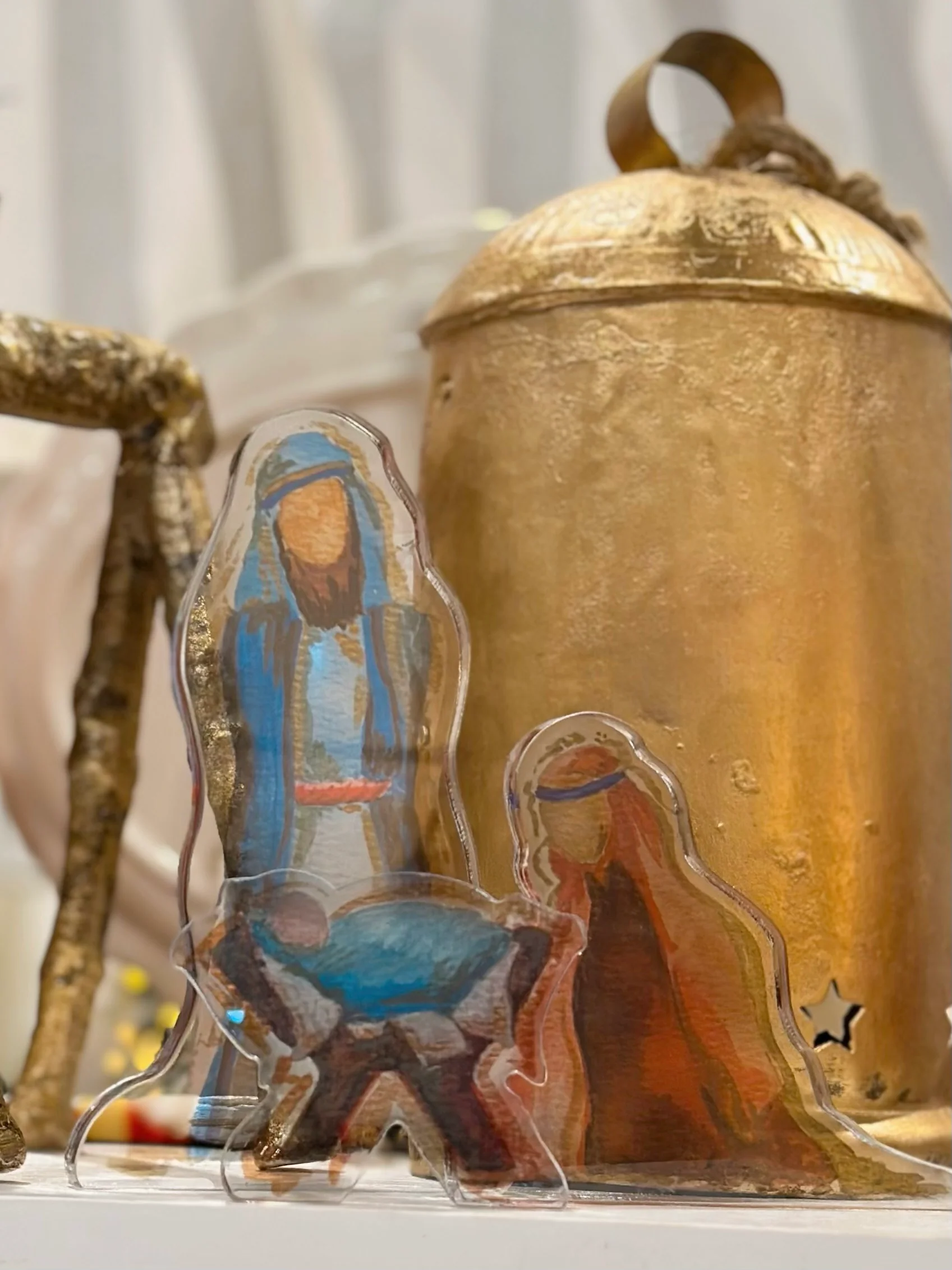 Acrylic Nativity 3 Piece Set - Image 2