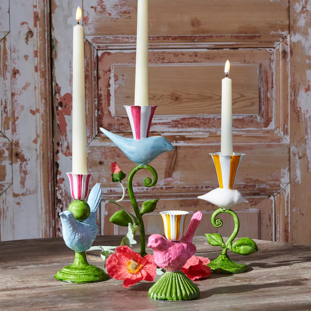 Bird on Vine Candlestick, Asst - Image 2