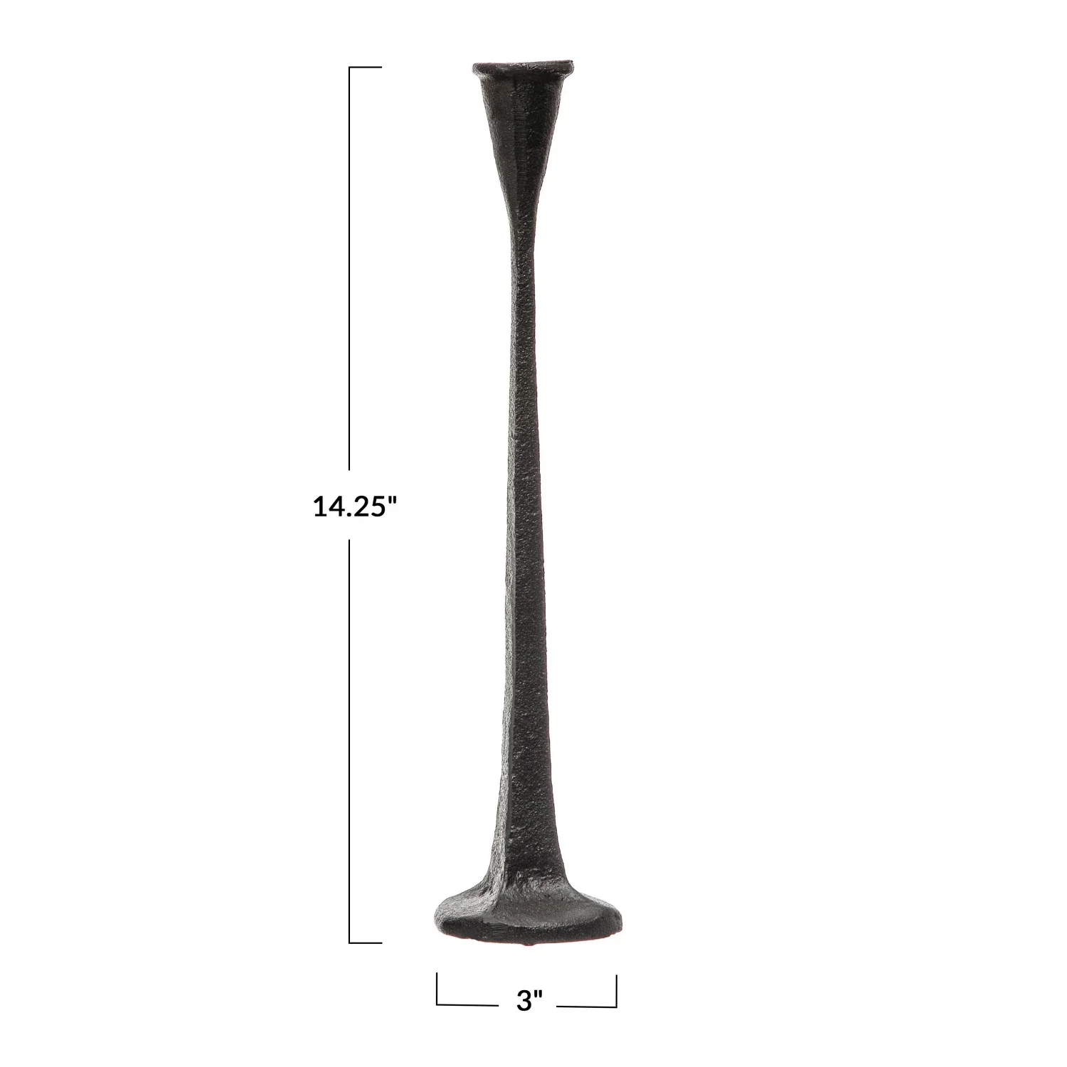 Cast Iron Taper Candle Holder - Image 3