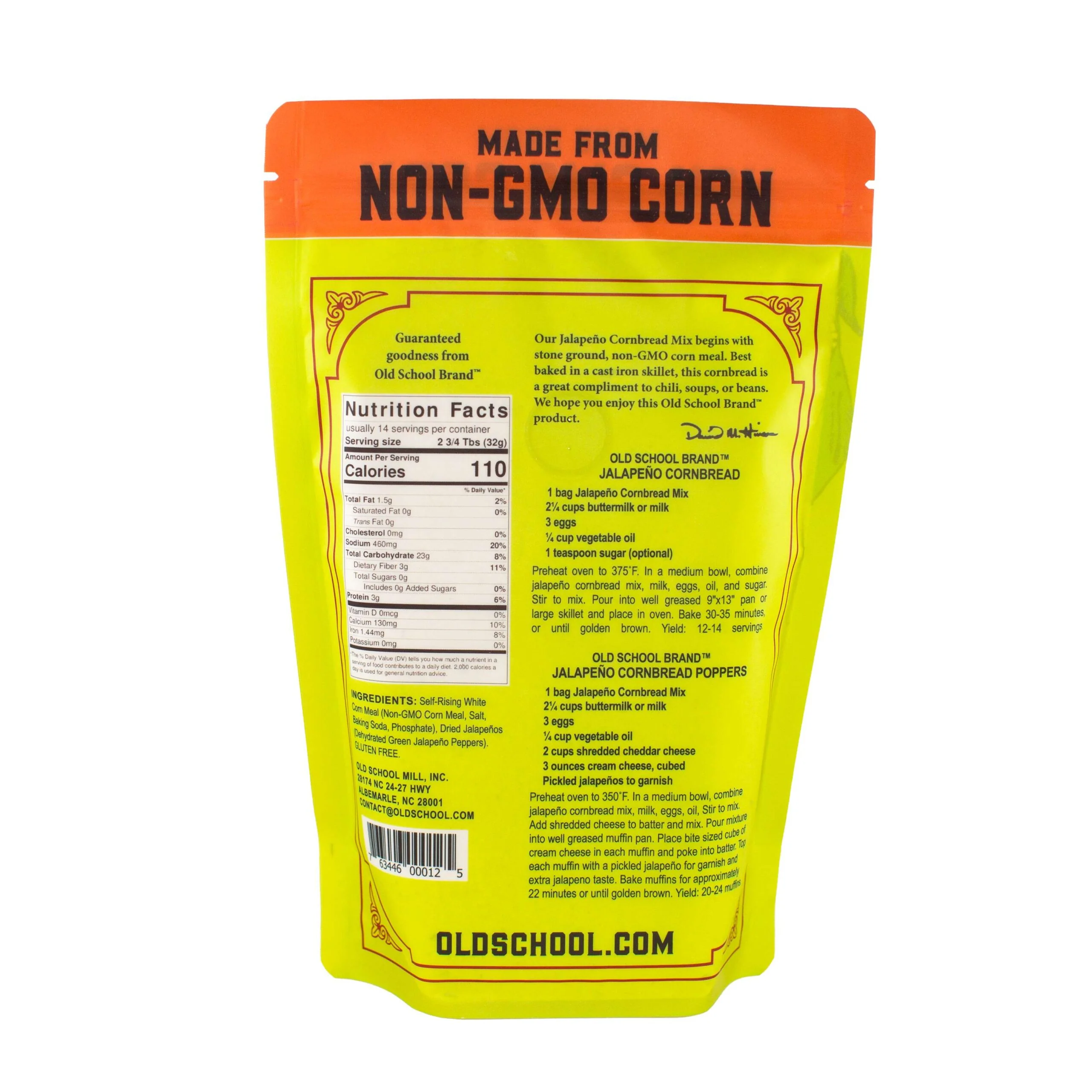 Jalapeno Cornbread Mix, 16oz - Image 2
