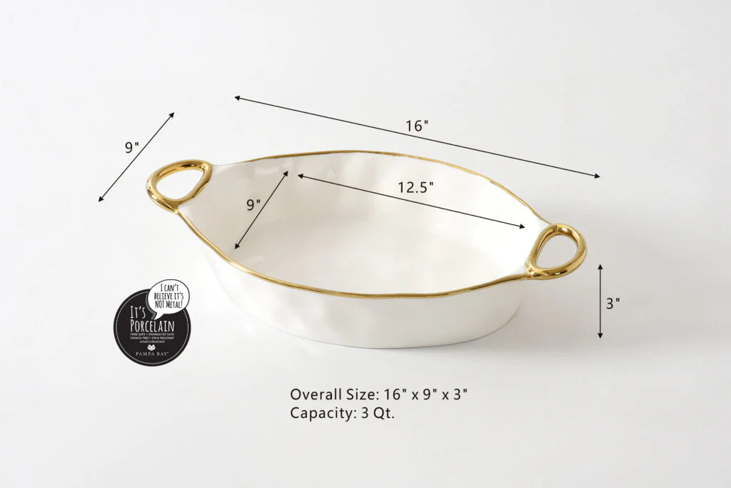 Pampa Bay Oval Baking Dish with Handles - Image 2