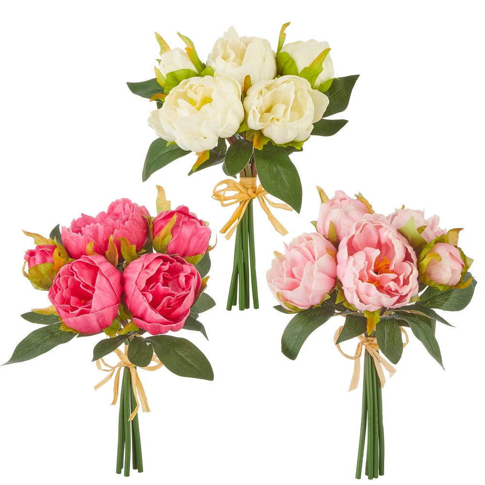 Real Touch Peony Bundles (Light Pink)
