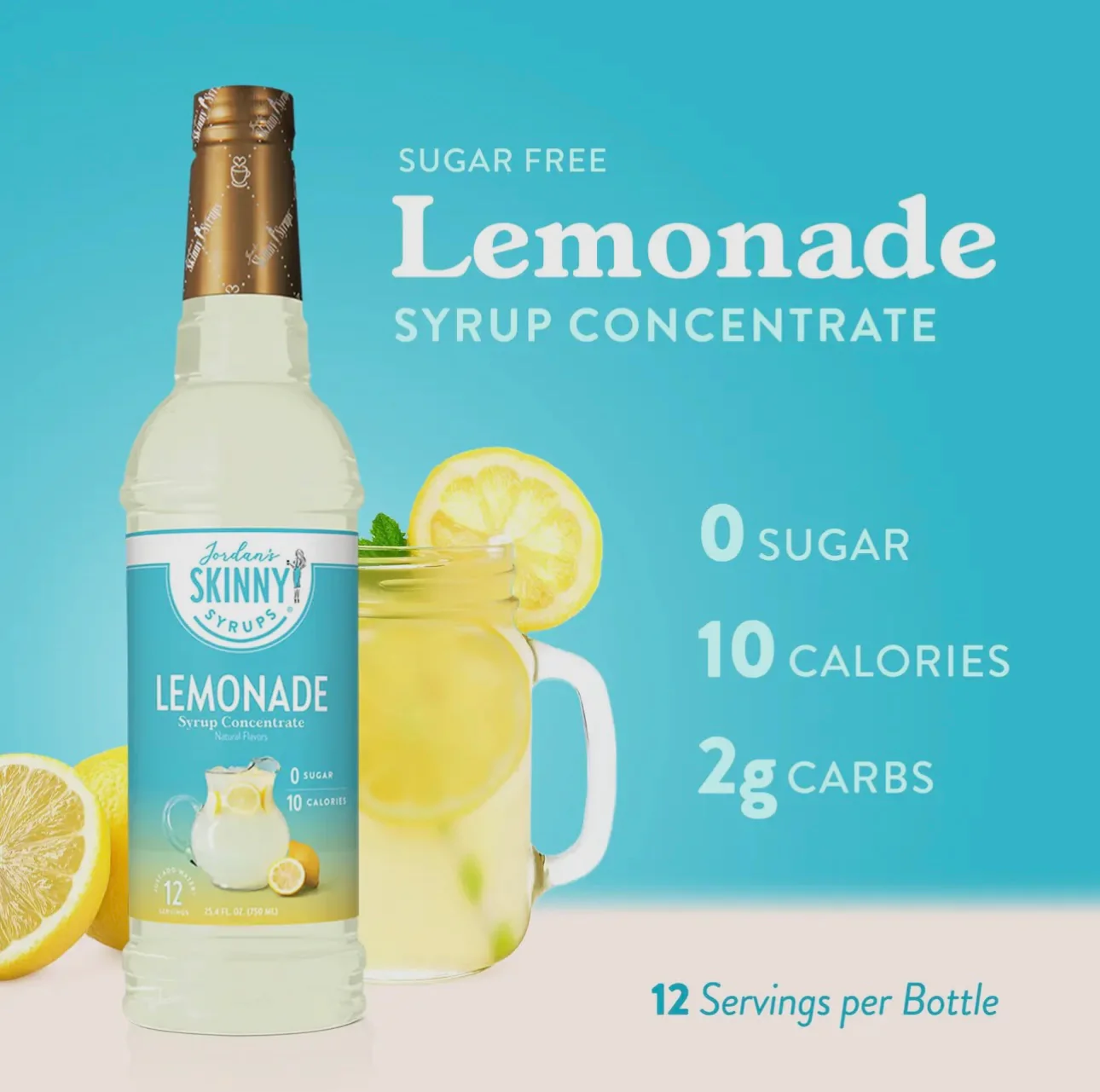 Sugar Free Lemonade Syrup Concentrate - Image 2